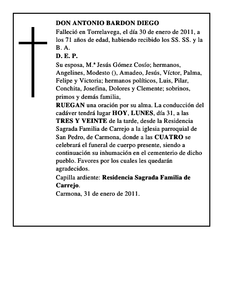 DON ANTONIO BARDON DIEGO