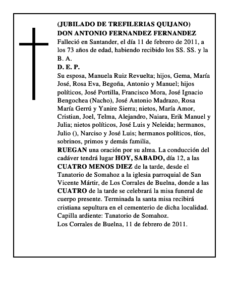 DON ANTONIO FERNANDEZ FERNANDEZ