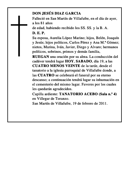 DON JESÚS DIAZ GARCIA