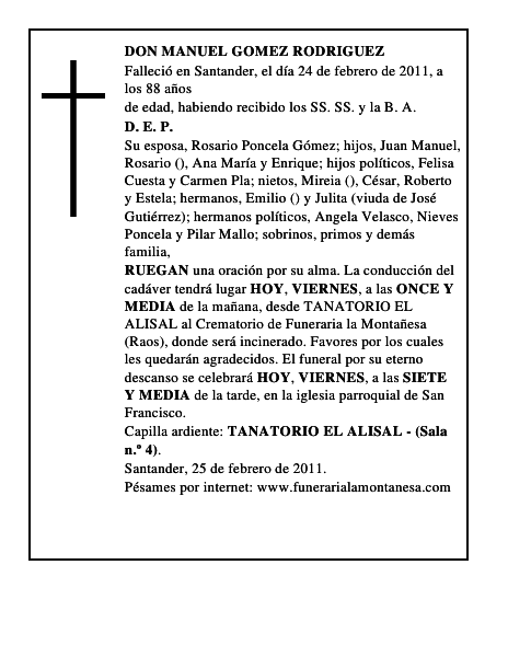 DON MANUEL GOMEZ RODRIGUEZ