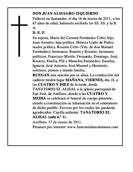 DON JUAN ALMAGRO IZQUIERDO