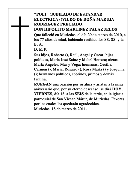 DON HIPOLITO MARTINEZ PALAZUELOS