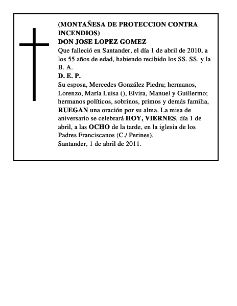 DON JOSE LOPEZ GOMEZ