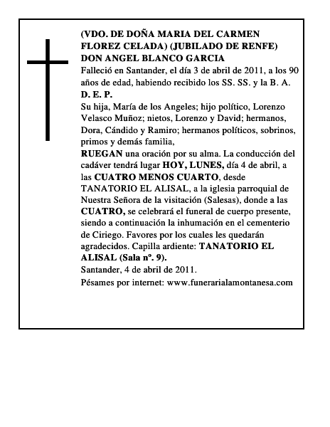 DON ANGEL BLANCO GARCIA