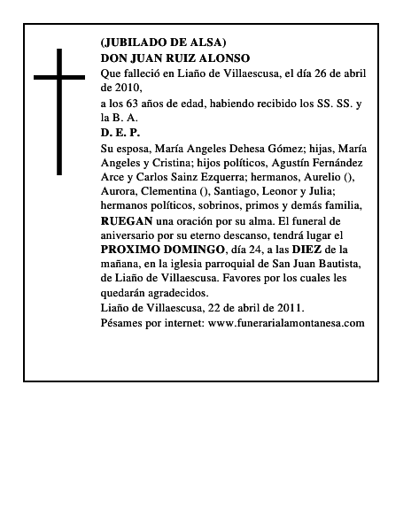 DON JUAN RUIZ ALONSO