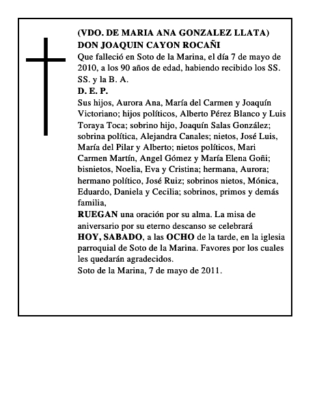 DON JOAQUIN CAYON ROCAÑI