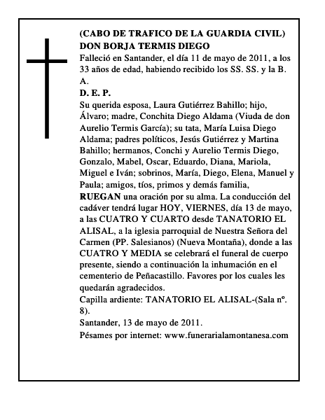 DON BORJA TERMIS DIEGO