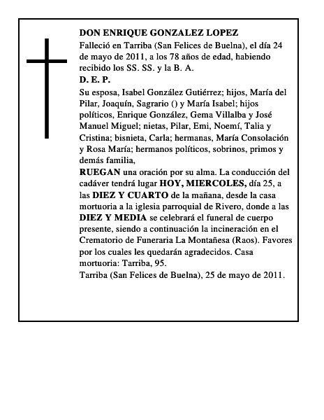 DON ENRIQUE GONZALEZ LOPEZ