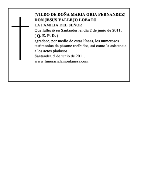 DON JESUS VALLEJO LOBATO