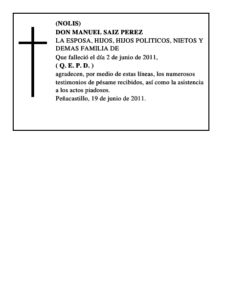 DON MANUEL SAIZ PEREZ
