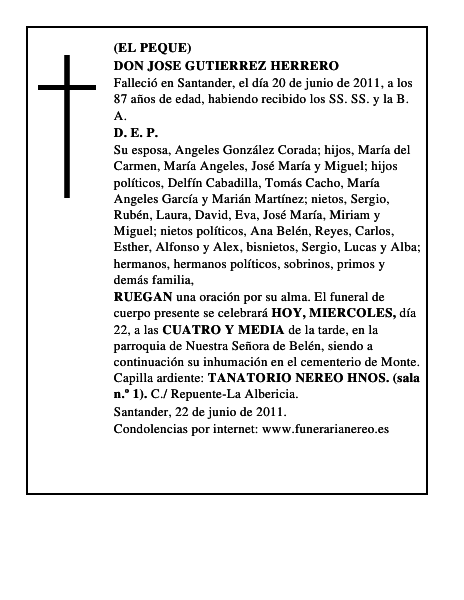 DON JOSE GUTIERREZ HERRERO