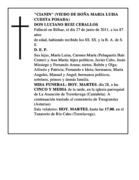 DON LUCIANO RUIZ CEBALLOS