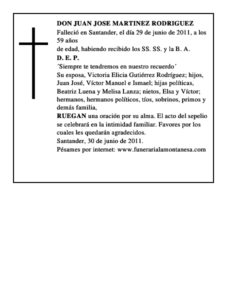 DON JUAN JOSE MARTINEZ RODRIGUEZ