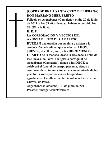 DON MARIANO MIER PRIETO
