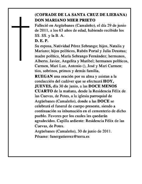 DON MARIANO MIER PRIETO