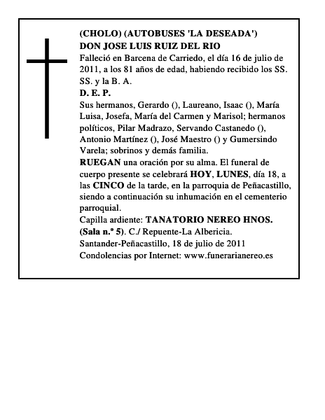 DON JOSE LUIS RUIZ DEL RIO
