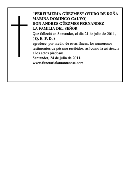DON ANDRES GÜEZMES FERNANDEZ