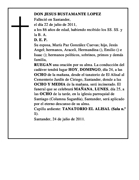 DON JESUS BUSTAMANTE LOPEZ