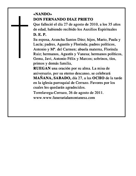 DON FERNANDO DIAZ PRIETO