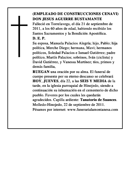 DON JESUS AGUIRRE BUSTAMANTE