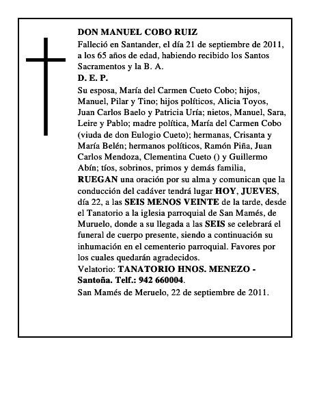 DON MANUEL COBO RUIZ