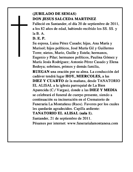 DON JESUS SALCEDA MARTINEZ