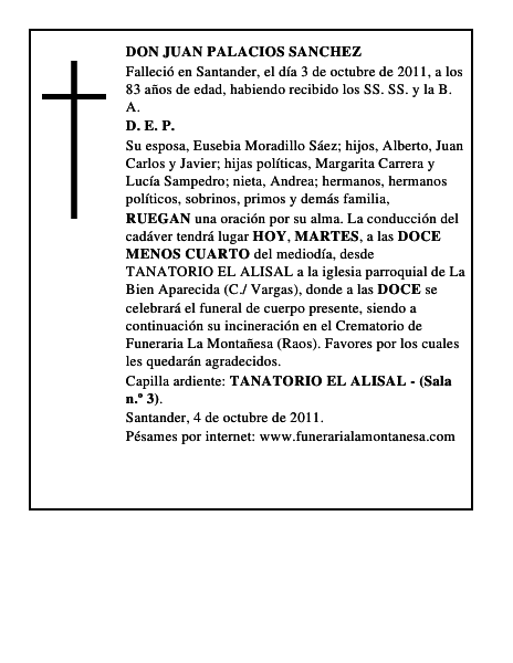 DON JUAN PALACIOS SANCHEZ