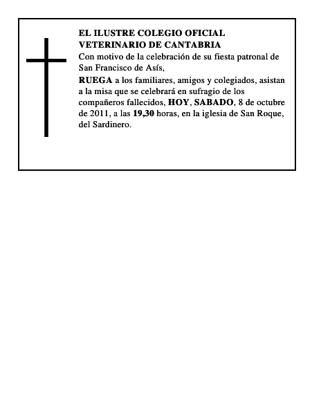 EL ILUSTRE COLEGIO OFICIAL VETERINARIO DE CANTABRIA