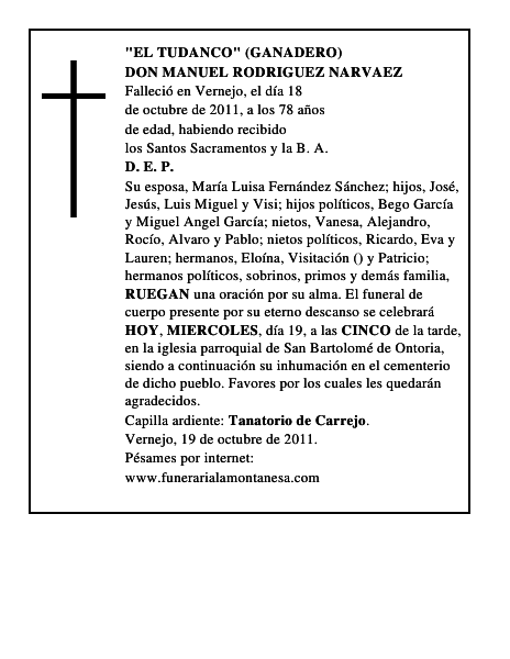 DON MANUEL RODRIGUEZ NARVAEZ