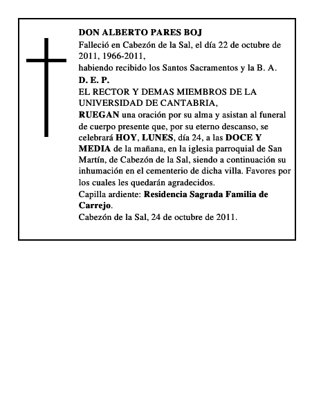 DON ALBERTO PARES BOJ