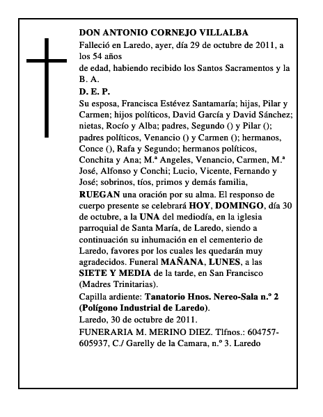 DON ANTONIO CORNEJO VILLALBA