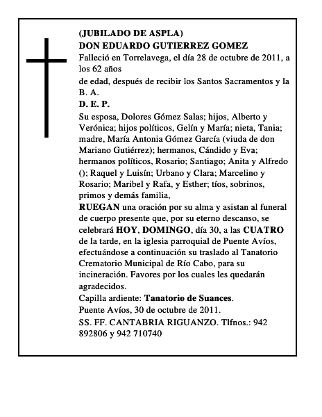 DON EDUARDO GUTIERREZ GOMEZ