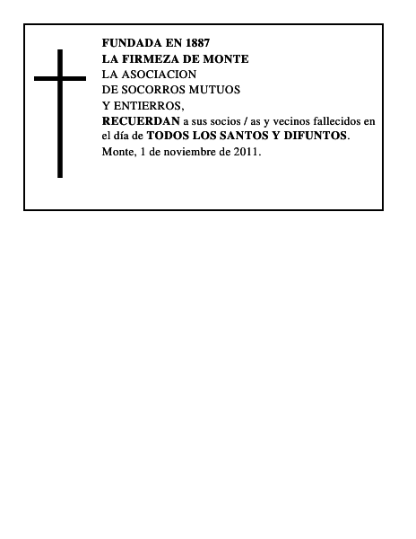 LA FIRMEZA DE MONTE
