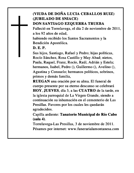 DON SANTIAGO EZQUERRA TRUEBA