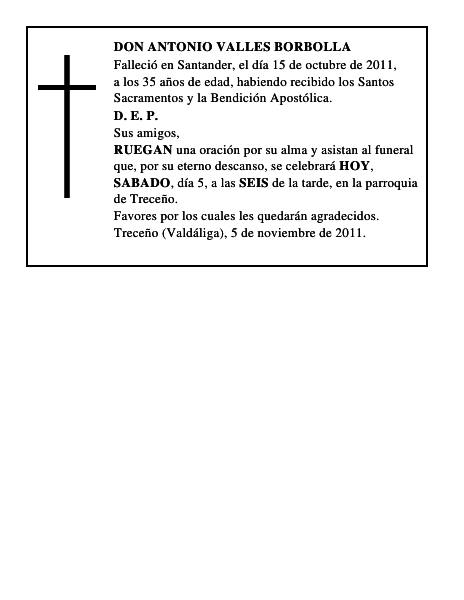 DON ANTONIO VALLES BORBOLLA