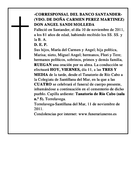 DON ANGEL SANDI MOLLEDA