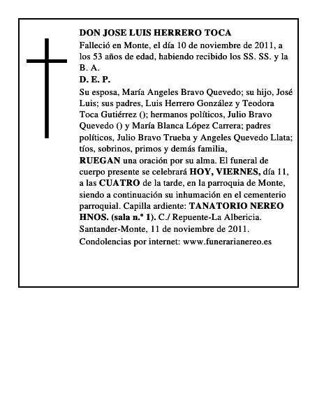 DON JOSE LUIS HERRERO TOCA