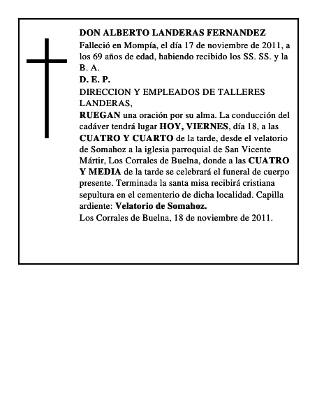 DON ALBERTO LANDERAS FERNANDEZ