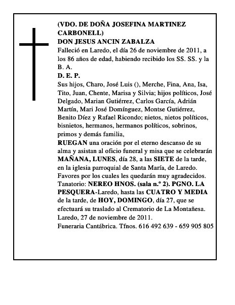 DON JESUS ANCIN ZABALZA