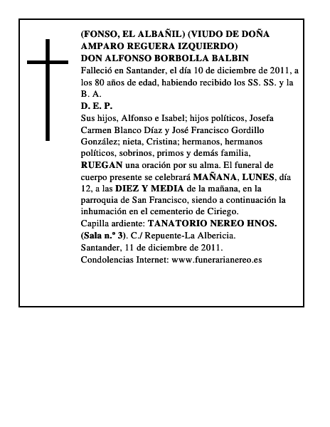 DON ALFONSO BORBOLLA BALBIN