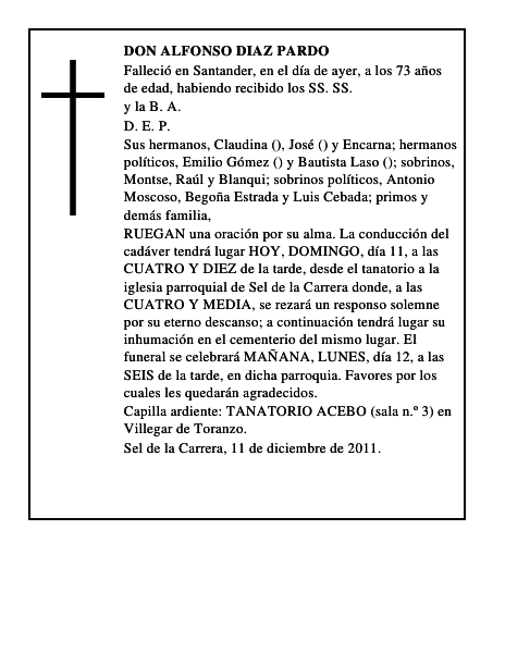 DON ALFONSO DIAZ PARDO