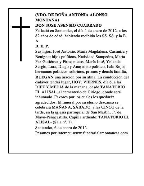 DON JOSE ASENSIO CUADRADO