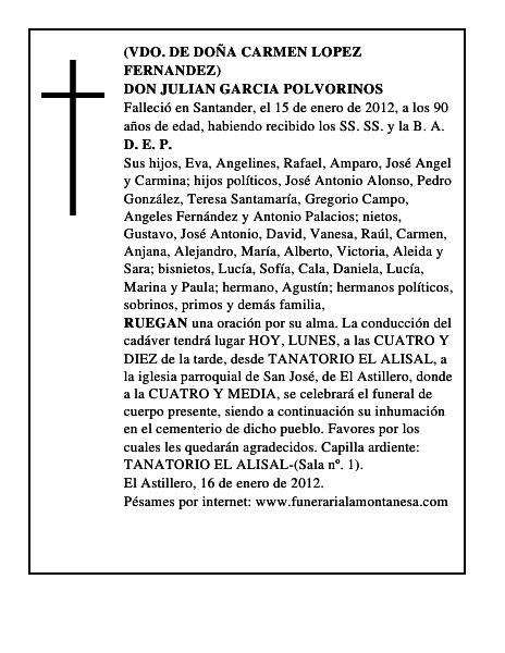 DON JULIAN GARCIA POLVORINOS