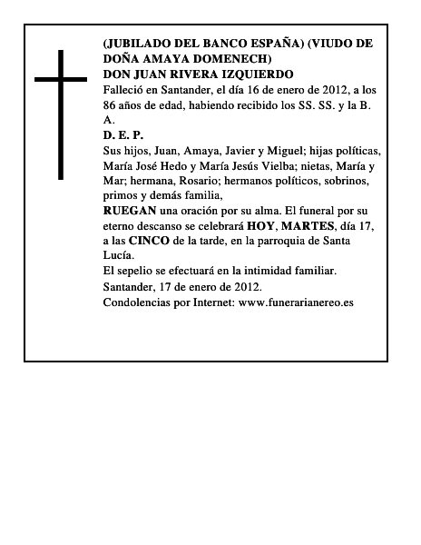 DON JUAN RIVERA IZQUIERDO