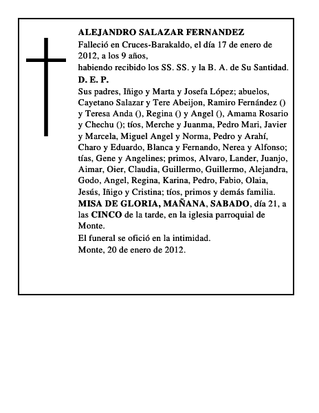 ALEJANDRO SALAZAR FERNANDEZ