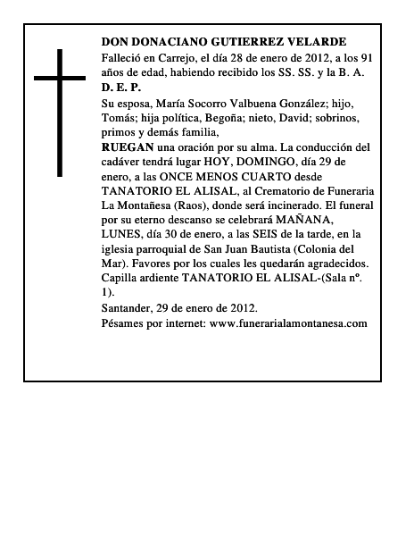 DON DONACIANO GUTIERREZ VELARDE