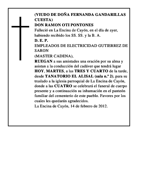 DON RAMON OTI PONTONES