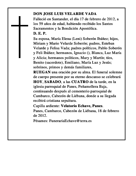 DON JOSE LUIS VELARDE VADA
