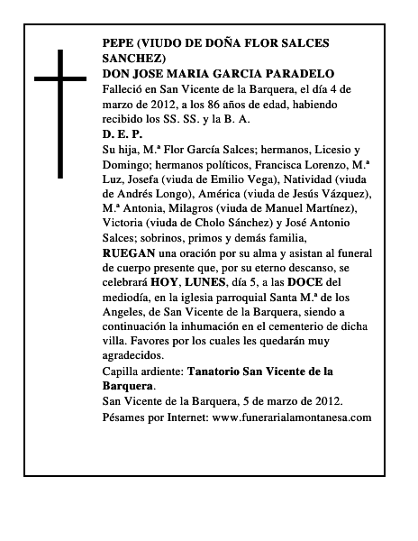 DON JOSE MARIA GARCIA PARADELO