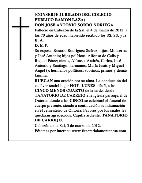 DON JOSE ANTONIO SORDO NORIEGA